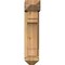 Ekena Millwork Merced Arts and Crafts Rough Sawn Bracket w/ Offset Brace, Western Red Cedar, 6"W x 14"D x 26"H BKT0604X14X26MRC03RWR - alternate 2